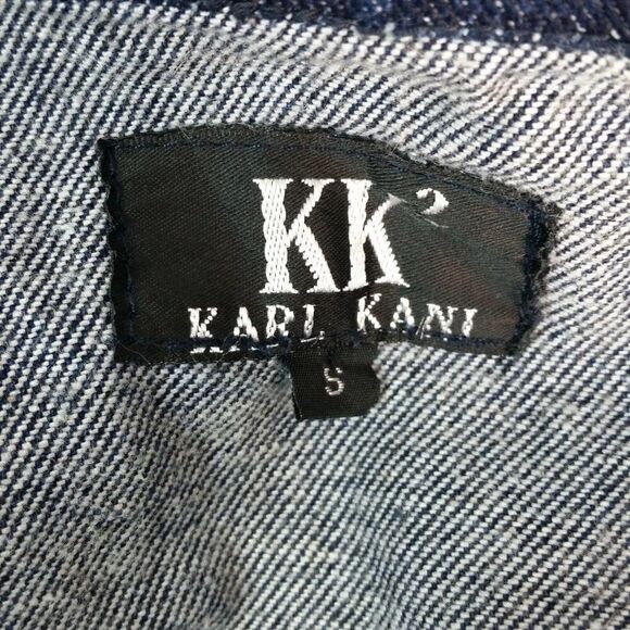 Karl Kani KK2 Bohemian Jean Jacket Small Purple Tie Dye - Picture 8 of 10